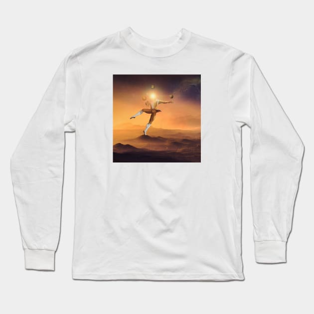 Sun man Long Sleeve T-Shirt by Andrei Stan